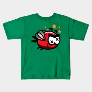 Angry Honey Bee Bird Kids T-Shirt